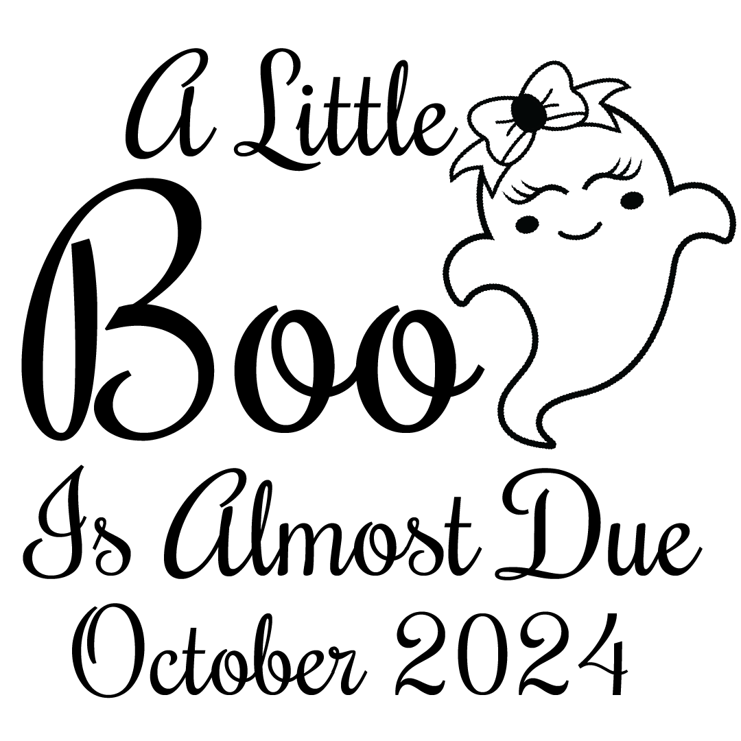 A Little Boo is Almost Due - Frosted Baby Shower Cups