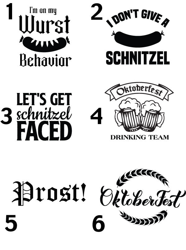 Oktoberfest Shot Glasses