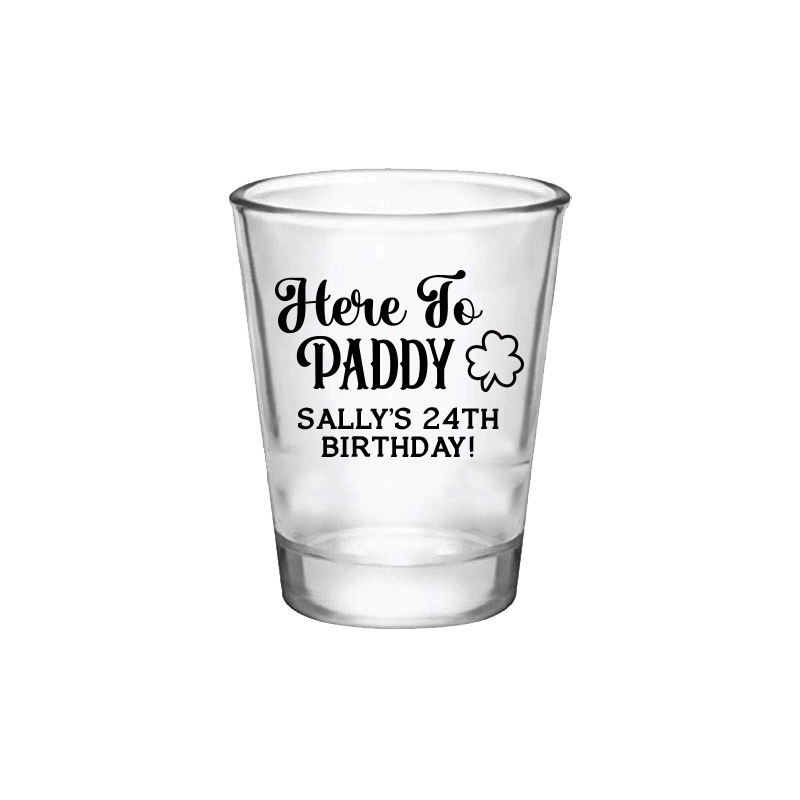 Here to Paddy Shot Glasses