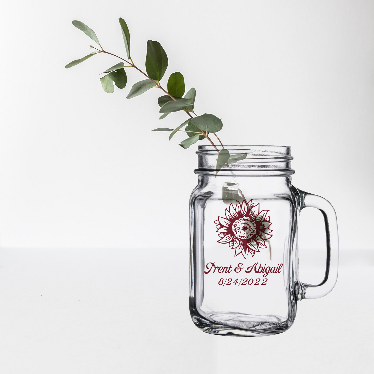 Sunflower Mason Jar Favors