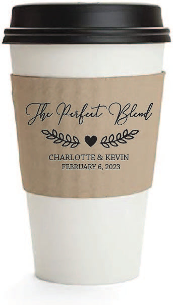 Coffee cup sleeves- The Perfect Blend