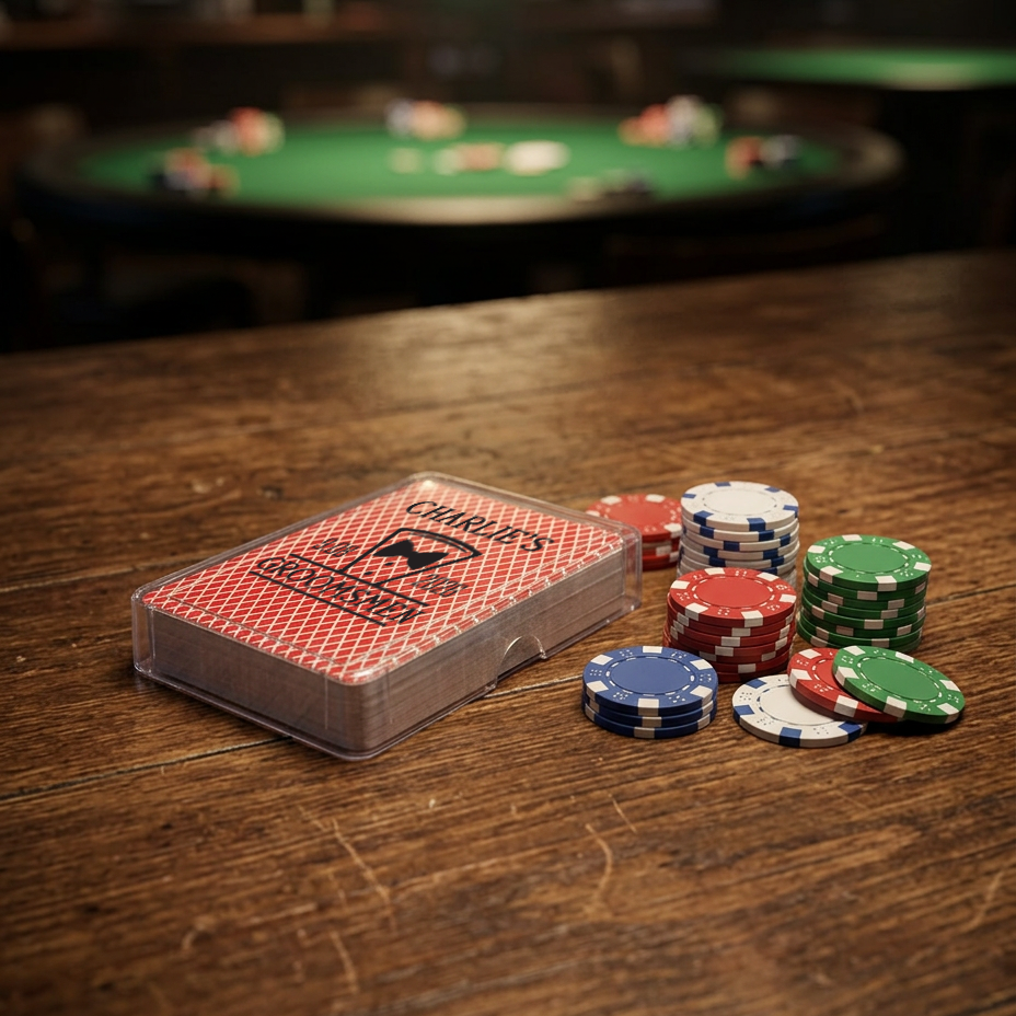Custom Personalized Playing Card Case, Playing Cards Included