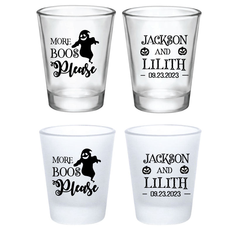 Spooky Wedding Shot Glass- More boos please