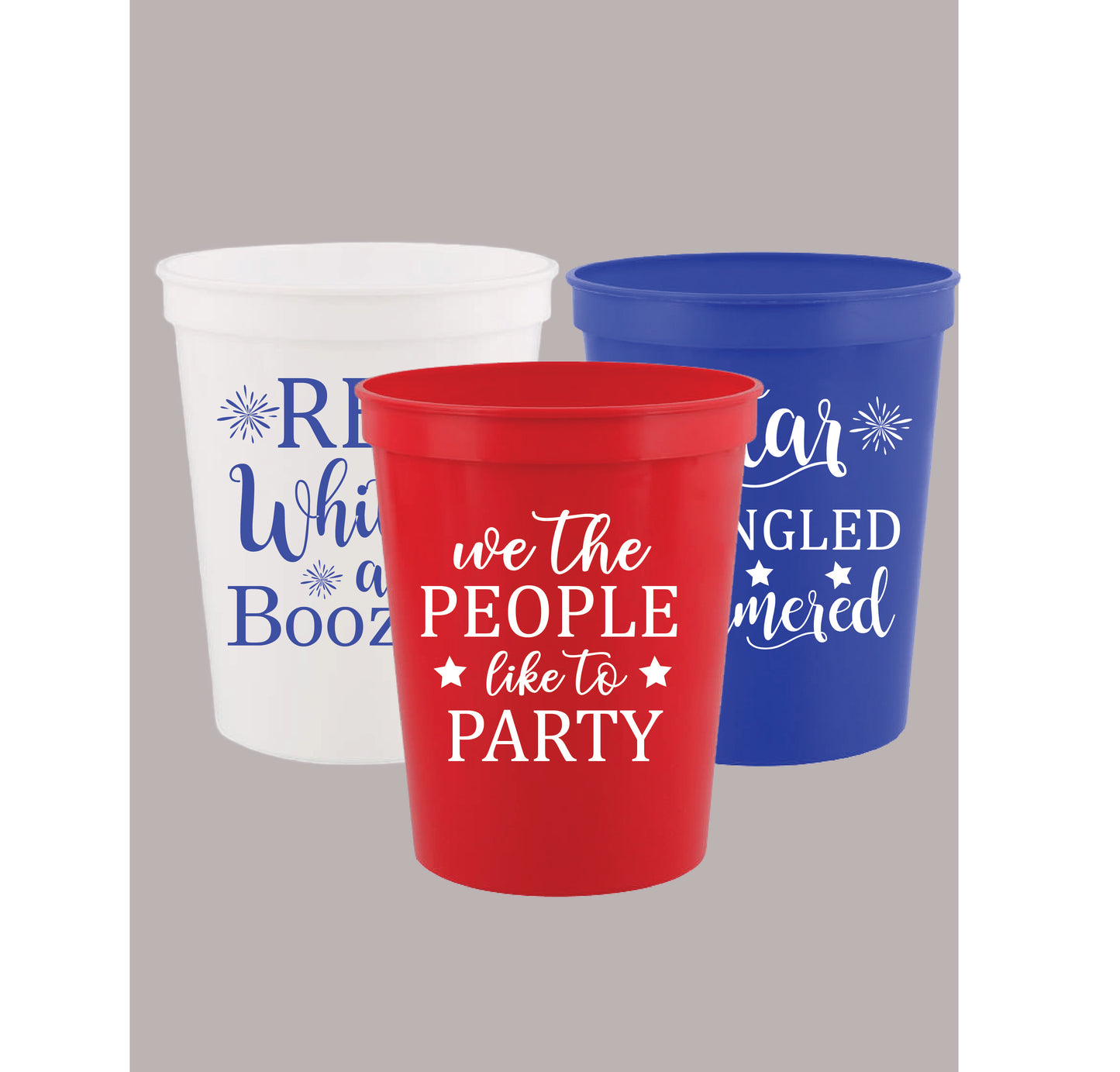 4th of July Cups