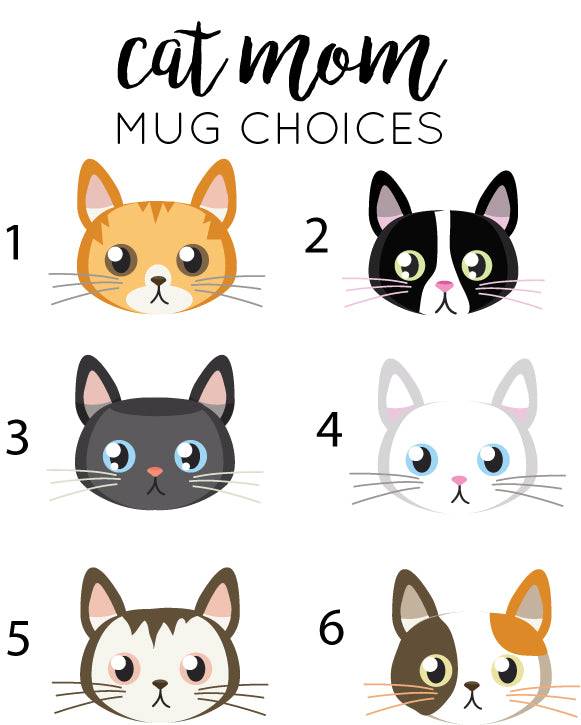 Personalized cat mom mug