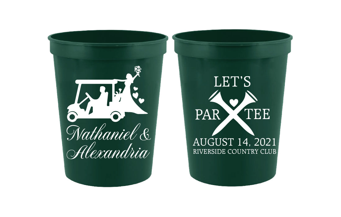 Golf wedding cups