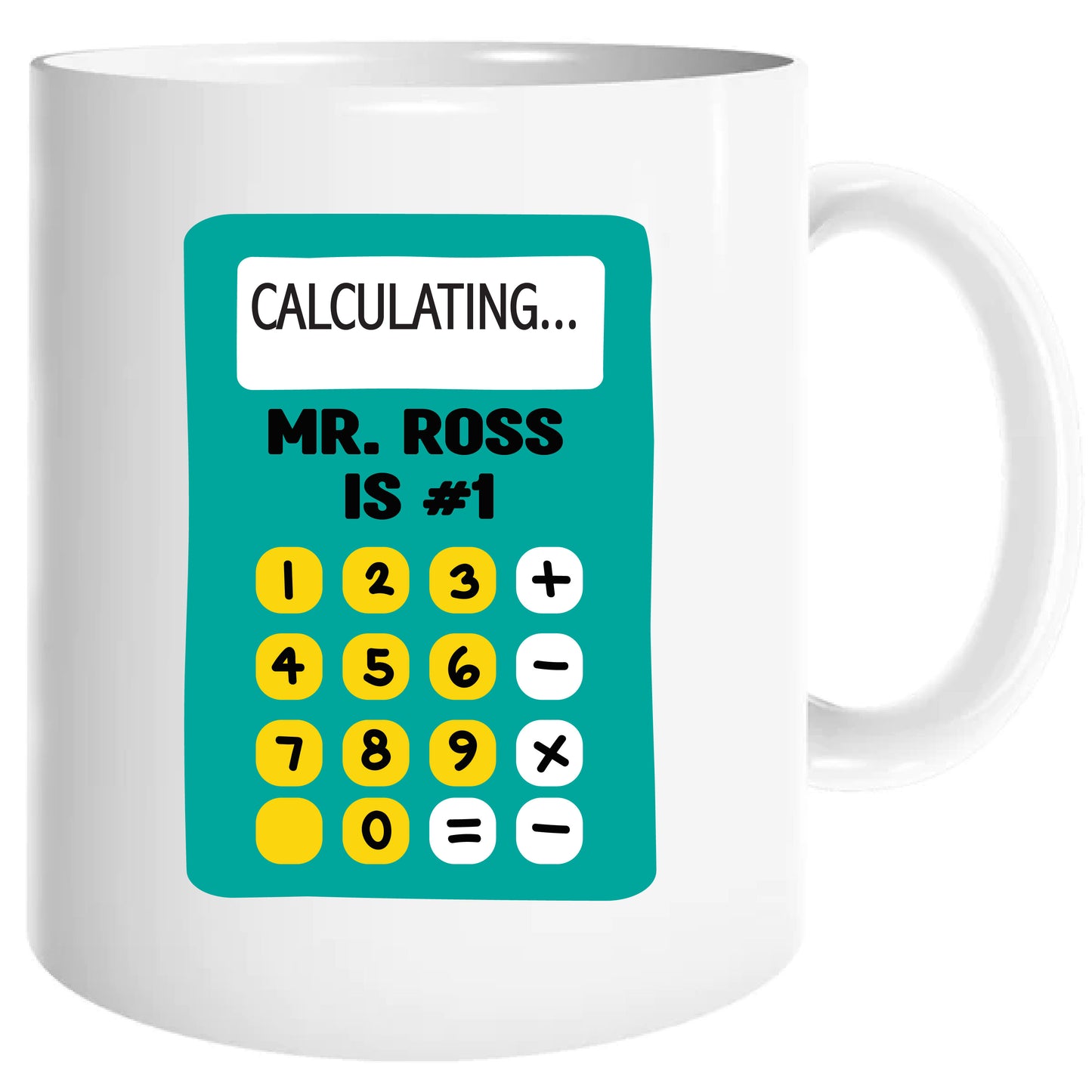 Math teacher mug