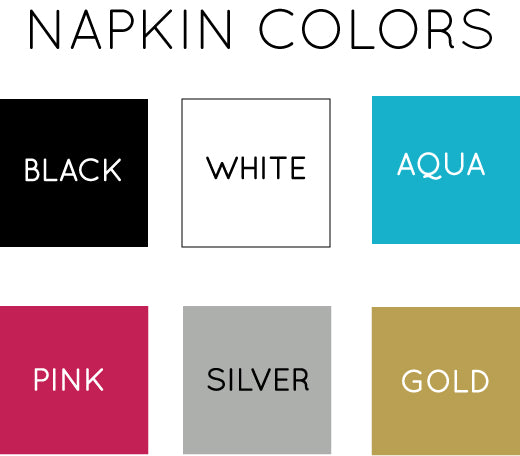 Mermaid baby shower napkins