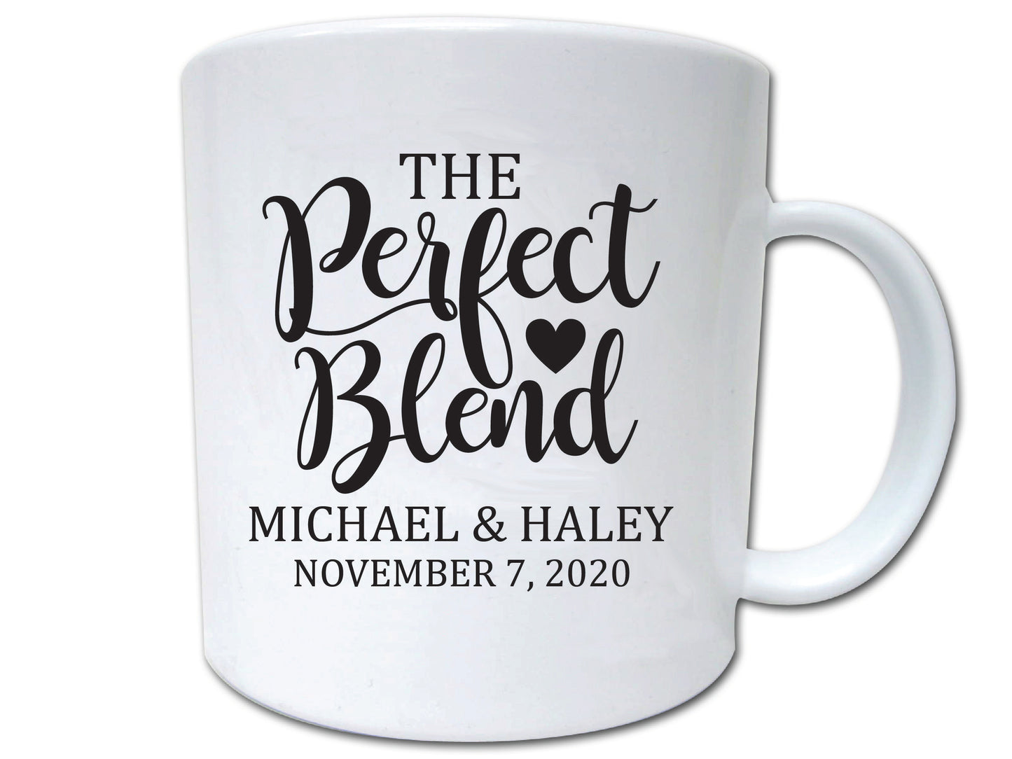 PLASTIC wedding mugs- the perfect blend