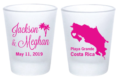 Vasos de chupito para bodas en Costa Rica
