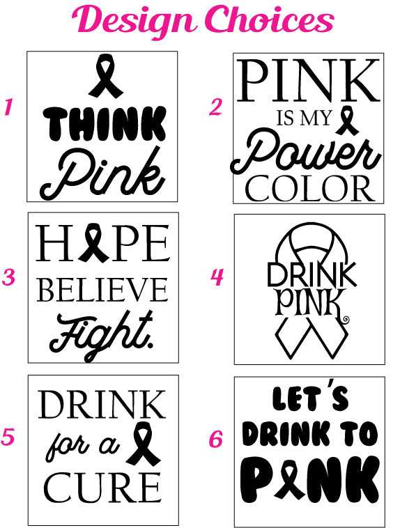 Breast Cancer Awareness Shot Glasses