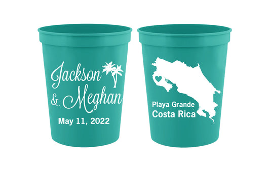 Costa Rica wedding cups