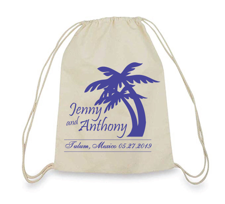 Bolsas de playa para bodas de destino