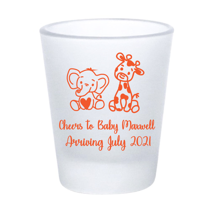 Baby shower de elefante y jirafa