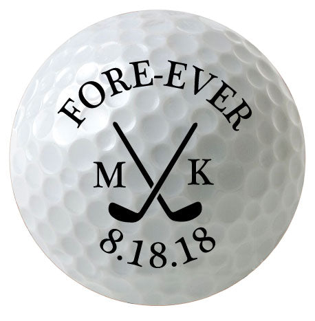 Personalized golf balls, perfect wedding favors, gifts, or promotional for your company!