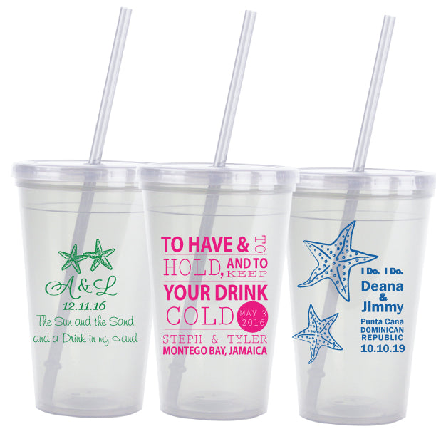 Personalized destination wedding favors, destination wedding tumblers –  Factory21 Store