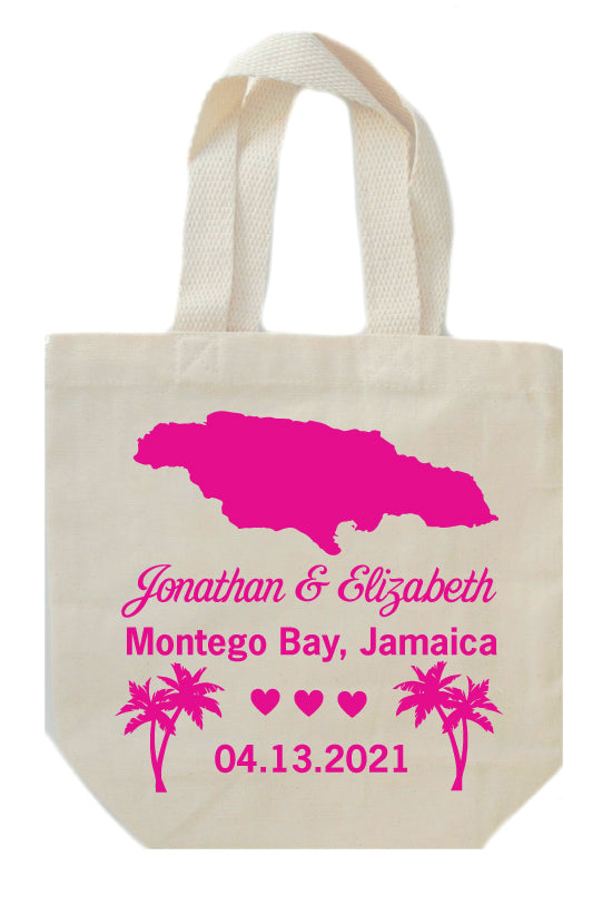 Jamaica wedding welcome bags