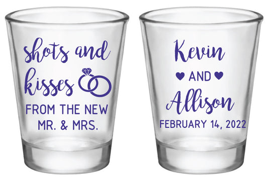 Shots & Kisses Shot Glasses