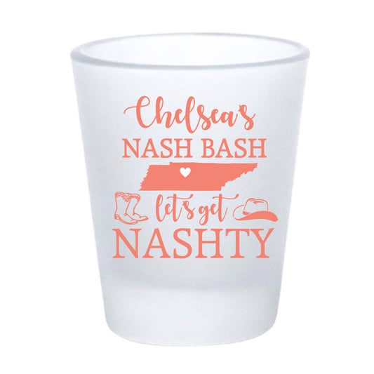 Nash Bash Bachelorette Shot Glasses