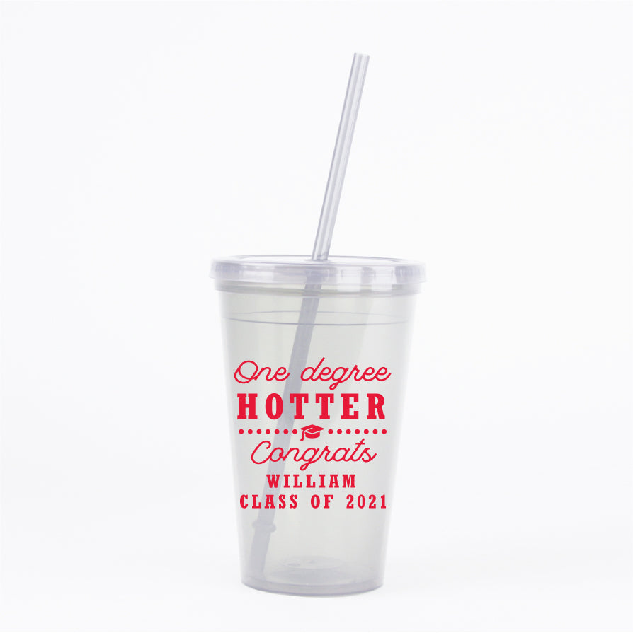 One degree hotter graduation tumblers