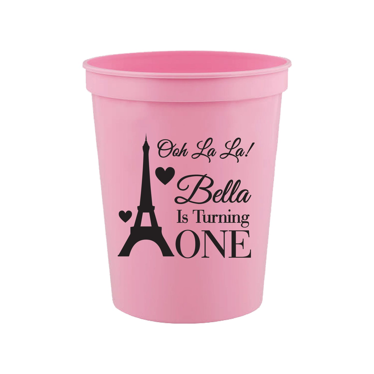 Paris Birthday Party Cups