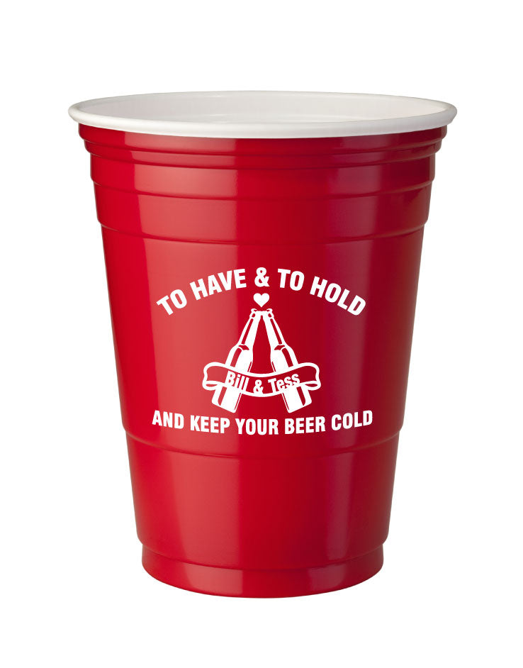 Personalized disposable cups for your wedding, birthday party, business, or any event!