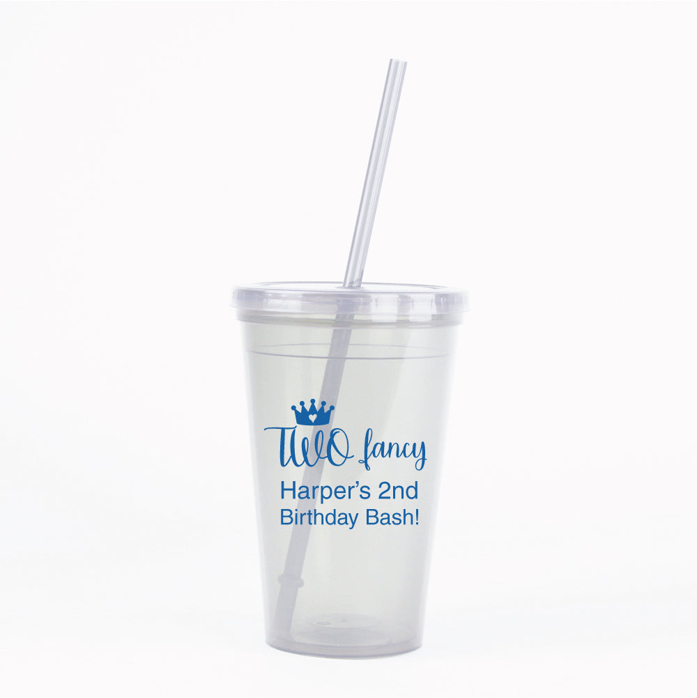 Two Fancy personalized tumbler cups