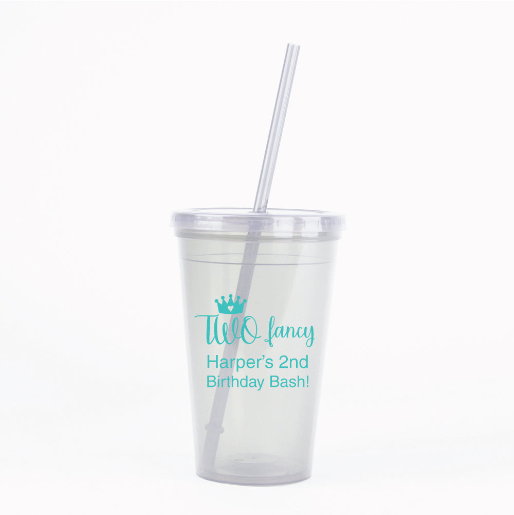 Two Fancy personalized tumbler cups