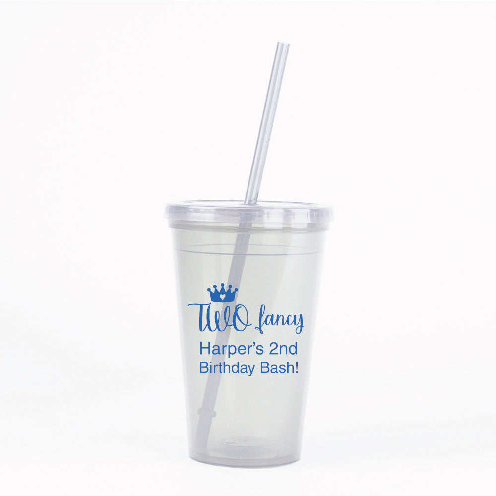 Two Fancy personalized tumbler cups