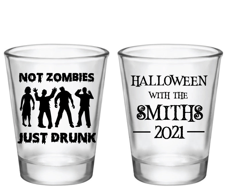 Halloween shot glasses- Not zombies just drunk