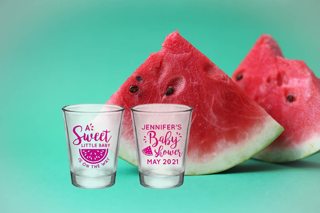 Watermelon Baby Shower- Shot Glasses