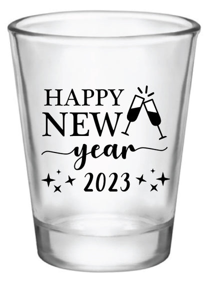 New Years Eve Shot Glasses - Year Can Be Changed!
