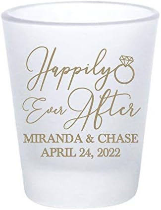 Happily Ever After- Wedding Shot Glasses