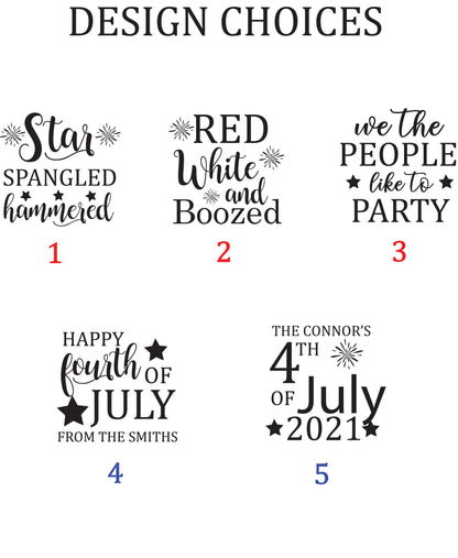 4th of July Frosted Flex Cups