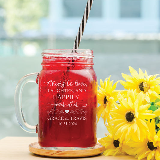 Happily Ever After Mason Jar Favors