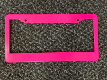 BLANK License Plate Frames Wholesale Bulk Lot, 100 frames per lot