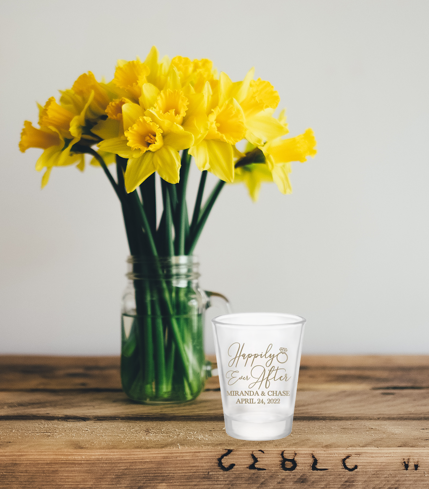Happily Ever After- Wedding Shot Glasses