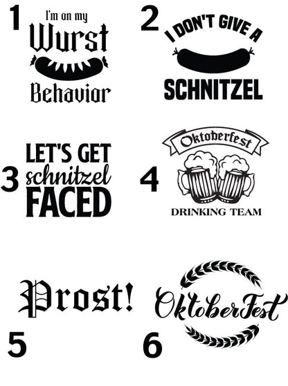 Oktoberfest Shot Glasses