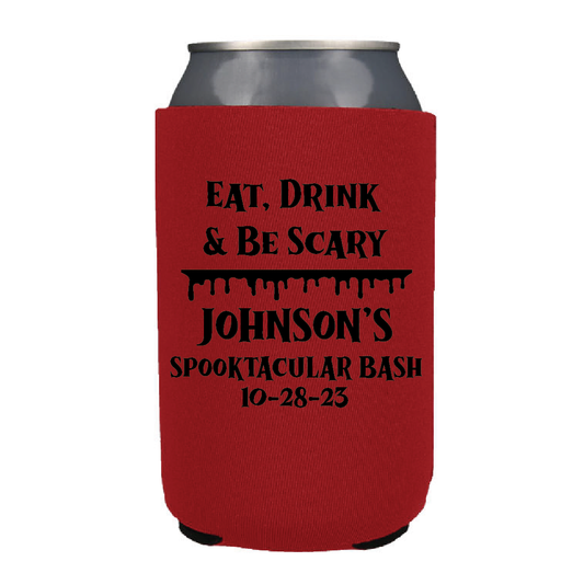 Spooktacular Halloween Bash Can Coolers