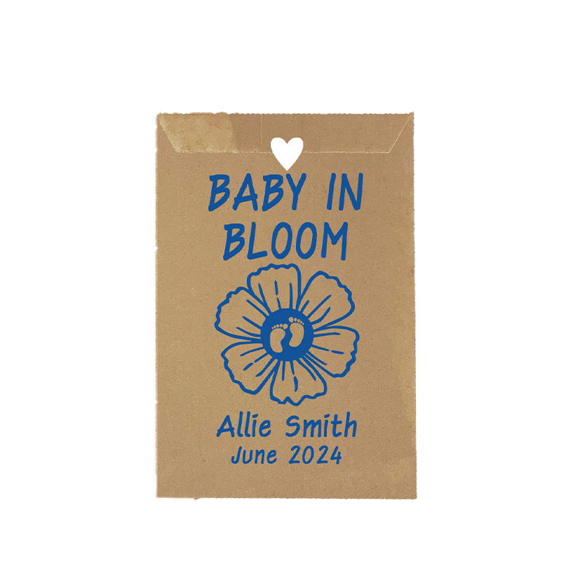 Baby in Bloom Flower Seed Bags