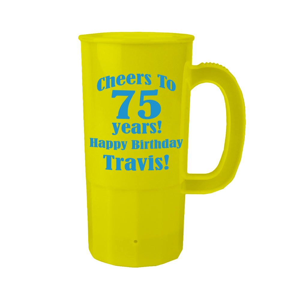 22oz Cheers to XX Years Birthday Steins