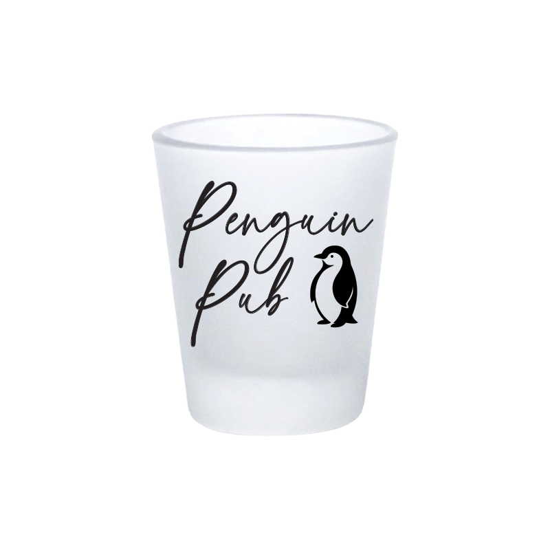 1.75oz Frosted Shot Glasses with your logo/design