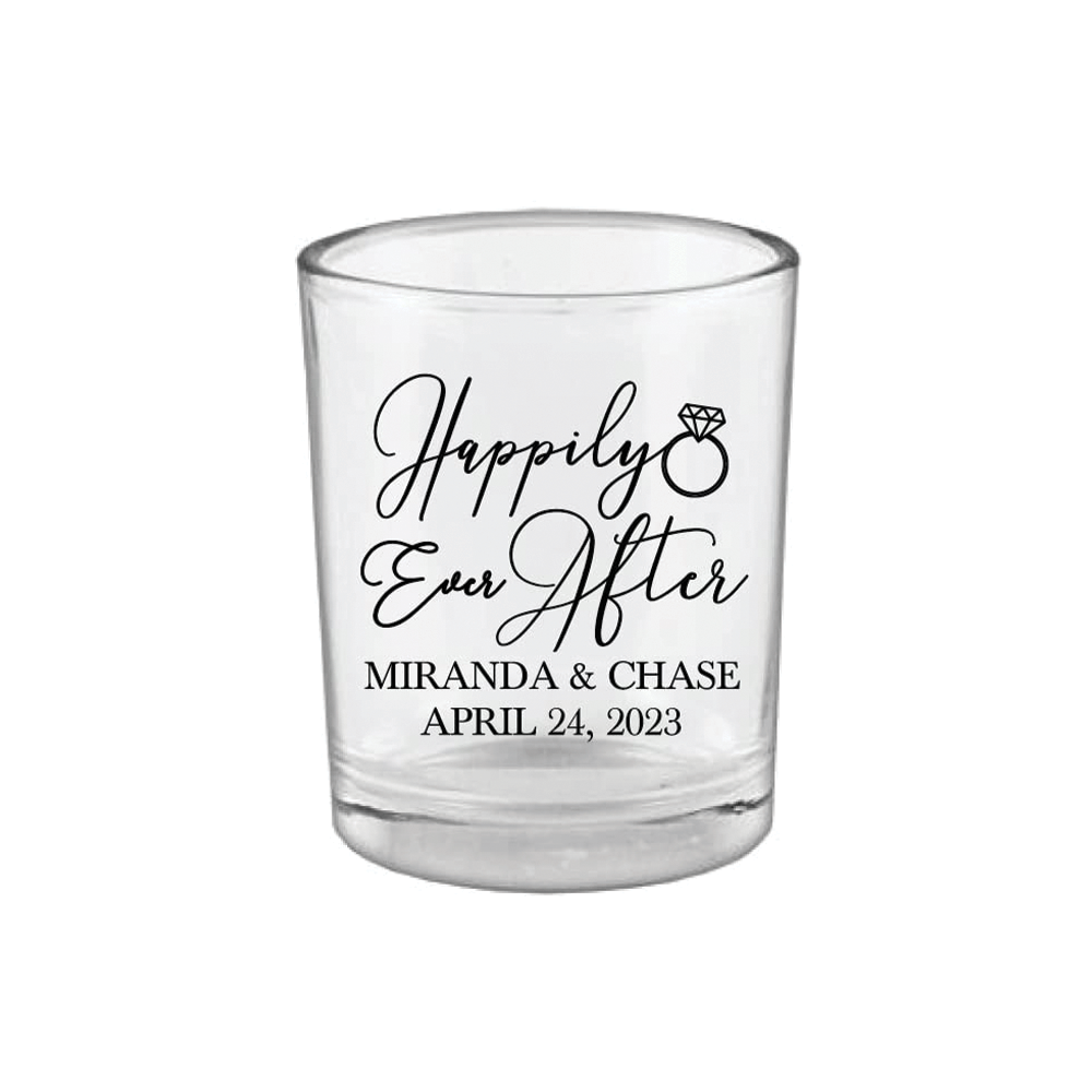 Happily Ever After Wedding Votive Holders
