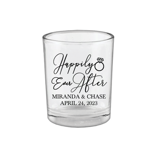 Portavelas para bodas felices para siempre