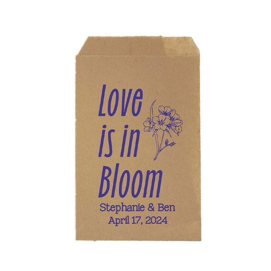 Love is in Bloom Flower Seed Bags