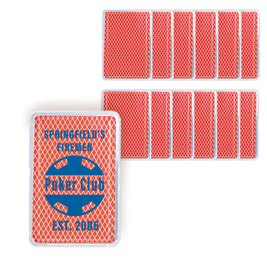 Poker Club Custom Personalized Playing Card Case, Playing Cards Included