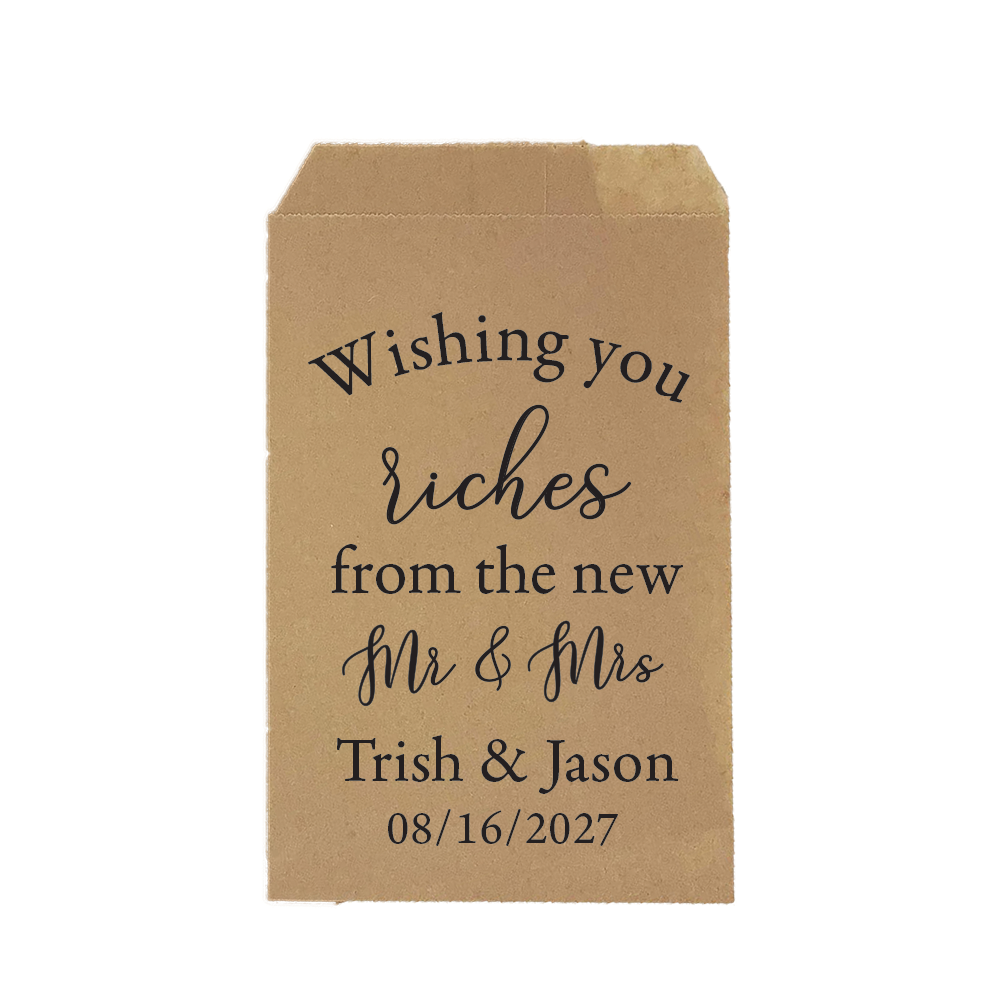 Wishing you Riches Favor Bags
