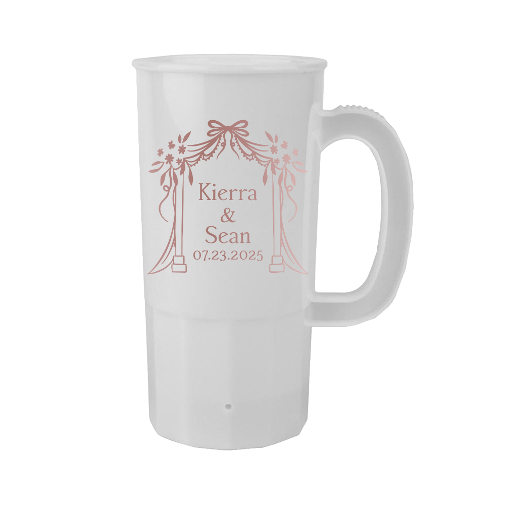 22oz Wedding Arch Wedding Steins