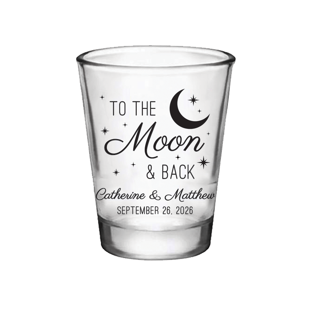 To the Moon & Back Shot Glasses