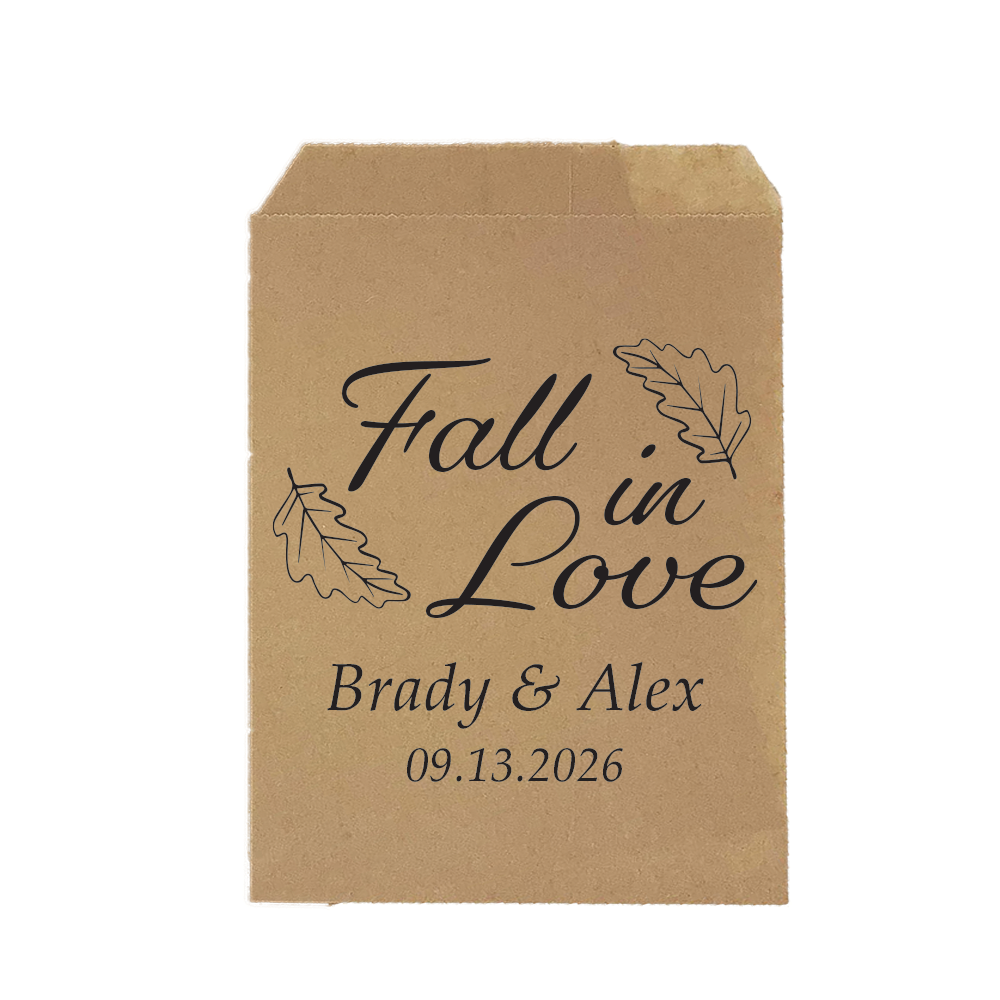 Fall in Love Wedding / Engagement Treat Bags